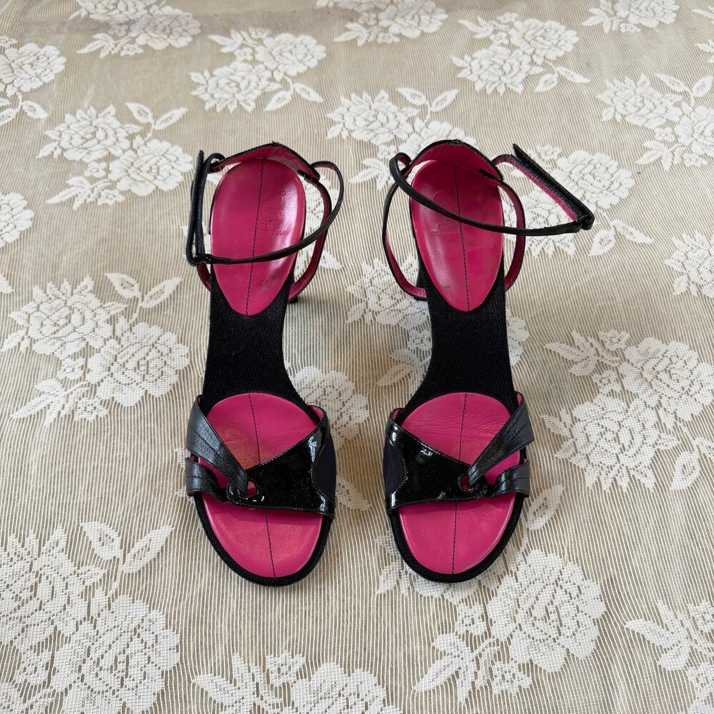 Y2K Cole Haan x Nike Air Black & Pink Heels Size 10B